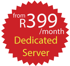dedicated server at R399 only